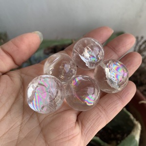 Clear <b>Crystal</b> Sphere <b>Balls</b> Polished <b>Crystal</b> Stone Art Collectible Decorative Craft for Home Decoration - Product Image 5