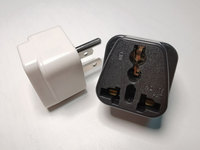 Adaptateur de prise d'alimentation universel UK/US/EU à 3 broches de haute qualité, USA, japon, Canada