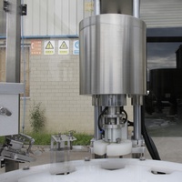 Machine de capsulage automatique linéaire à double tête à griffes pour bocaux, idéale pour la confiture, la sauce chili et le beurre de cacahuète