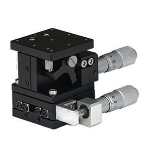 Meja Geser Horizontal dengan Penyetelan Halus dan Translasi Manual, Mikrometer Presisi Naik Turun, Meja Optik - Product Image 2