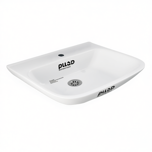 Lavabo Origin de un solo orificio, 58 cm de longitud, para baño. - Product Image 3