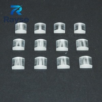 Lentille de collimation laser en verre optique, lentille cylindrique convexe plate, matériau durable en silice fondue BK7 K9