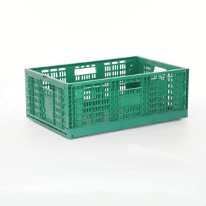 Tùy chỉnh màu sắc sinh thái thân thiện gấp bao bì có thể gập lại nhựa lưu trữ Crate với xử lý cho rau - Product Image 6