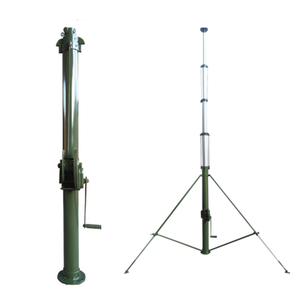 Mástil Telescópico Manual de Aluminio de 12 m para Uso en Suelo con Capacidad de Carga de 20 kg para Lámparas LED - Product Image 1