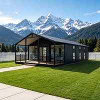 Casa Modular Prefabricada de 20 pies/40 pies, Tipo Tiny Home, 2-3 Dormitorios, Casas Prefabricadas de Lujo, Expandible, Tipo Contenedor