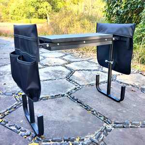 Adjustable Height 2-in-1 Garden Kneeling Stool Sit Kneel <b>Gardening</b> Kneeler with Detachable Tool <b>Bag</b> Outdoor Planting Work Bench - Product Image 6