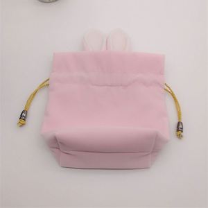 Sacs de luxe en velours avec cordon de serrage, écologiques, couleurs personnalisées, durables, pour emballage cadeau - Product Image 2