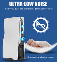 Version numérique universelle PS5 ventilateur de refroidissement auxiliaire pour Console PS5 version de lecteur optique noir blanc