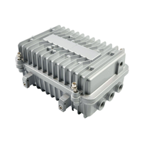 Boîtier d'amplificateur de ligne CATV extérieur en aluminium moulé sous pression IP65 étanche