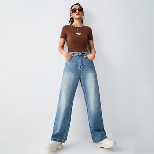 YD blus mode kerja wanita penjualan laris atasan leher V lengan panjang kasual gaya kancing dekorasi anyaman Logo depan pas badan - Product Image 5