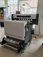 Printer DTF All in One 60cm Dual I3200HD+I1600 Heads 9 Warna dengan Pengering dan Penggoyang Bubuk untuk Pencetakan Custom Kaos dan Pakaian