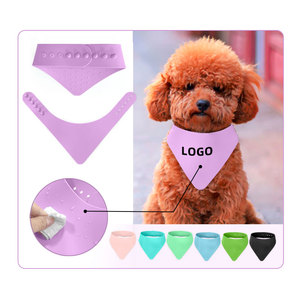 <span class=keywords><strong>Bandana</strong></span> réutilisable en silicone <span class=keywords><strong>pour</strong></span> animaux de compagnie <span class=keywords><strong>pour</strong></span> petits chiots Bavoir d'alimentation évitant la saleté Gardez vos animaux de compagnie manger propre Écharpe <span class=keywords><strong>pour</strong></span> <span class=keywords><strong>chien</strong></span> <span class=keywords><strong>personnalisable</strong></span> - Product Image 1