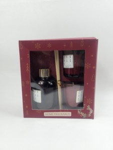 Jialong Houseware Home Fragrance Aromatherapy <b>Reed</b> <b>Diffuser</b> Set Rectangular Glass Bottle Alcohol Free Long Lasting Aroma 4 - Product Image 1