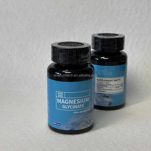 Cápsulas de Glicinato de Magnesio OEM, 60 Unidades, Sin GMO, Alta Absorción, Suplemento Dietético para el Sueño - Product Image 3