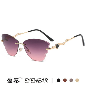 Butterfly <b>Sunglasses</b> <b>Gradient</b> Blue Pink UV400 Women's Fashion Glasses - Product Image 5