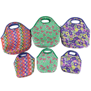 Tùy chỉnh Neoprene Túi ăn trưa cách điện Cooler túi nhiệt và không thấm nước ăn trưa container với thăng hoa Ăn Trưa Tote Túi - Product Image 1