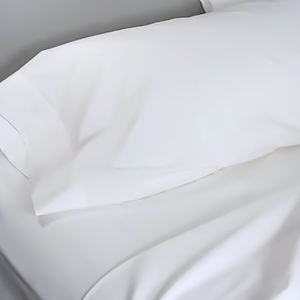 غطاء لحاف من القطن المصري الفاخر العصري طقم ملاءة مجهز 4 قطع مفارش سرير أبيض لحفلات زفاف الملكة الملك التوأم 300tc في الربيع - Product Image 6
