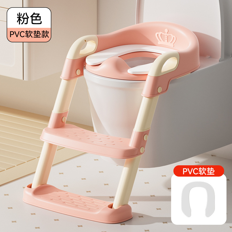 Cojín suave de PVC estilo corona - Rosa