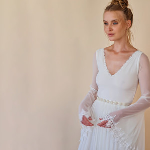 Cinturón nupcial perlado # 4063 - Product Image 1