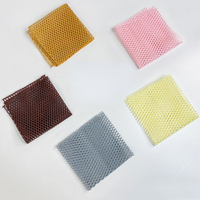 FF3438 chiffon de nettoyage de vaisselle en maille de cuisine filet à récurer polyvalent chiffon à vaisselle résistant et anti-rayures chiffons à vaisselle en fil