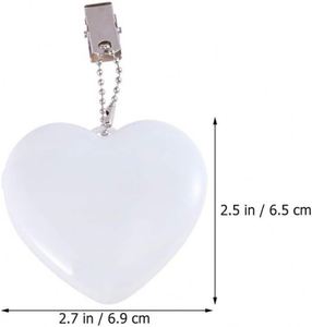 Luz USB para Bolso, Llavero con Sensor Táctil, Luz LED para Bolso, Lámpara Nocturna con Forma de Corazón y Estrella - Product Image 2