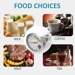 ミルクコーヒー茶肉用ステンレスダイアル温度计 | 125mmプローブ | バッテリー不要 - Product Image 3