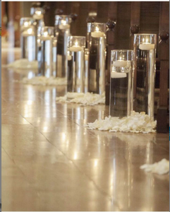 Evento di nozze decorato forniture di acqua attivata galleggiante candela - Product Image 4