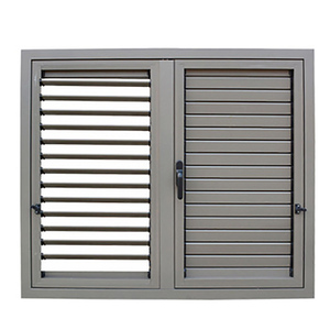 Cổ phiếu mới đến mùa đông tốt nhất cách nhiệt 30x30 khung thép đôi gambia màn trập an ninh alimimum cửa sổ louverd - Product Image 1