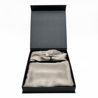 Bonnet en satin 22 Momme avec fermeture éclair, turban, taie d'oreiller et bonnet pour cheveux en soie de mûrier 22mm avec taies d'oreiller