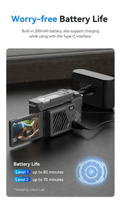 Nouvelle génération de ventilateur de refroidissement pour appareil photo Ulanzi CA25, radiateur, kit d'enregistrement <span class=keywords><strong>4K</strong></span>, dissipateur de chaleur pour Sony ZV-E1 R6 Mark II FUJIFILM <span class=keywords><strong>XT4</strong></span> - Product Image 4