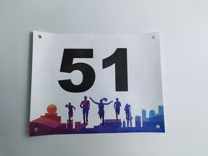 Etiquetas de Número para Correr Personalizadas y Versátiles, Resistentes al Agua, para Niños y Todas las Competiciones Deportivas - Product Image 2