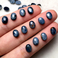 Pietersite naturelle, forme ovale, taille simple, dos plat, cabochon poli, pierre précieuse en vrac, vente en gros pour la fabrication de bijoux