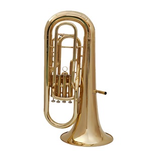 Euphonium Bb plat à 4 pistons laqué or, corps en laiton, <span class=keywords><strong>instrument</strong></span> de musique professionnel pour orchestre, directement de l'usine - Product Image 1