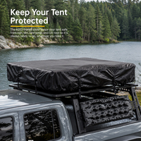 Tente de toit souple 4x4 tout-terrain quatre saisons à montage rapide, coque en alliage d'aluminium alvéolé, tissu Oxford léger et imperméable