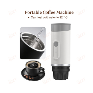 Camping al aire libre 1800mAh recargable portátil <span class=keywords><strong>capuchino</strong></span> Latte 15 Bar Espresso cafetera 2 en 1 cápsula máquina de café - Product Image 5