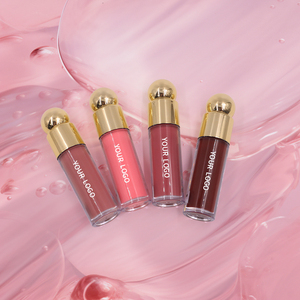 Không thấm nước lâu dài Vegan Lip Tint dưỡng ẩm Son bóng trang điểm với biểu tượng tùy chỉnh Lip men cơ sở với MSDS giấy chứng nhận - Product Image 1
