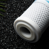 Élément filtrant en charbon actif comprimé pour l'élimination du chlore 5 µm CTO pour la filtration de l'eau résidentielle
