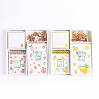 Bloc-notes adhésif en papier personnalisé avec logo personnalisé, créatif, coloré, fait à la main, ensemble de papeterie, cadeau promotionnel, 20x21cm, couleur