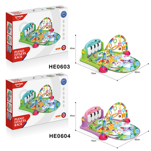 <span class=keywords><strong>Gimnasio</strong></span> de actividades musical con luz para bebés <span class=keywords><strong>HUANGER</strong></span>, piano, tapete de fitness y centro de actividades para bebés - Product Image 6