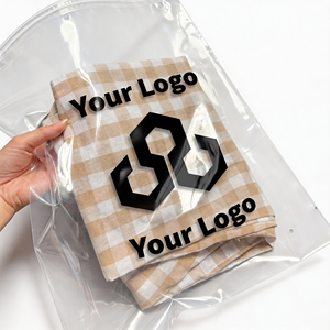 Sacs en plastique personnalisés avec fermeture éclair, en PPWR recyclé GRS, pour emballage de vêtements, <span class=keywords><strong>prix</strong></span> d'usine en gros - Product Image 3