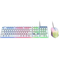 Ancreu Offre Spéciale Gratuit Loup T13 De Jeu RVB Usb Clavier Et Souris colorée Combo Version Italienne