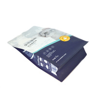 Fermeture à glissière en plastique imprimé personnalisé feuille d'aluminium Quad scellé gousset latéral refermable debout emballage sac de nourriture pour animaux de compagnie chat chien