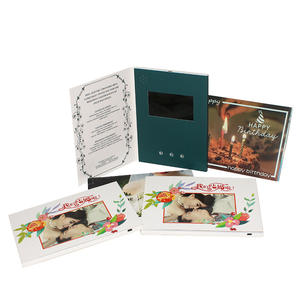 Module lecteur vidéo publicitaire pour <span class=keywords><strong>carte</strong></span> de vœux de mariage avec écran LCD IPS/TFT de 2,4/4,3/5/7/10 pouces, batterie au lithium intégrée - Product Image 2