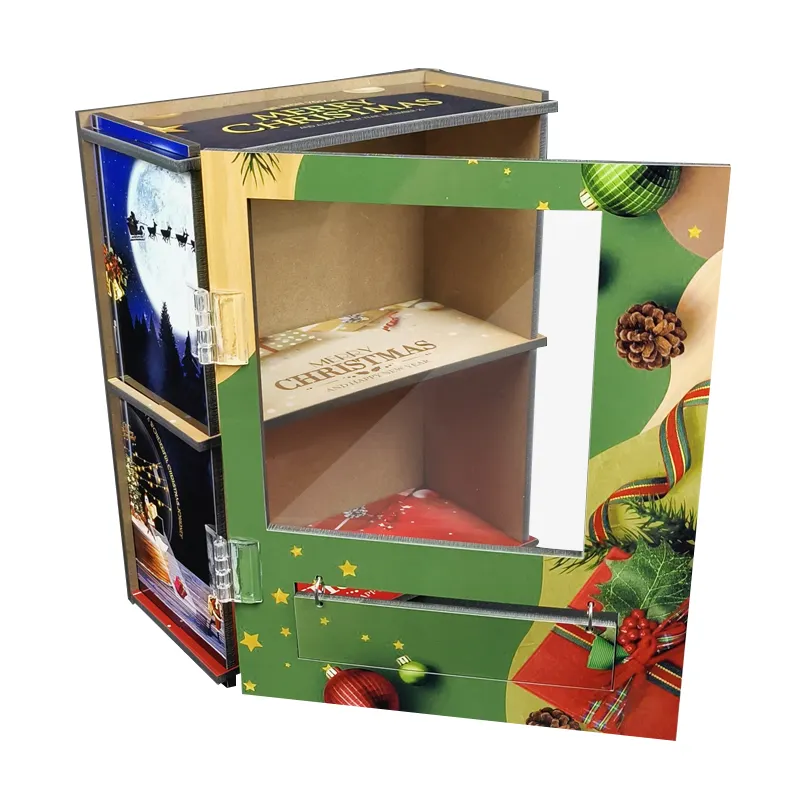 Custom Printable MDF Gift Box Storage Cabinet Blank Sublimation Wooden Vending Machine