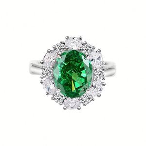 <b>925</b> <b>Silver</b> <b>Rings</b> Wholesale Rhodium Plated Classic Zircon S925 Sterling <b>Silver</b> Fine Jewelry - Product Image 4