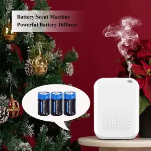 新しいスマートアプリ充電式ウォーターレスアロマディフューザー香りマシン詰め替え香りディフューザーマシンバッテリー