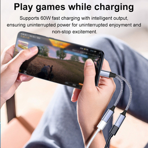 Biểu Tượng Tùy Chỉnh 1M Dac USB C Để 3.5Mm Aux Headphone Adapter Loại C Jack Tai Nghe Cáp Đối Với Huawei Samsung iPad Pro - Product Image 4