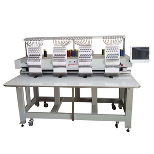 4 Head 12 Needle Industrial Computerized <b>Embroidery</b> Machine 400x450mm Auto Color Change Touch Screen Flat <b>Embroidery</b> - Product Image 1