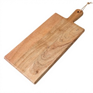 Planche à découper antidérapante, lavable au lave-vaisselle, avec poignée, en bois de haute qualité, designs personnalisables, pour usage en cuisine - Product Image 1