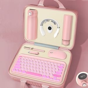 Regalos IStapromo, Juego de Accesorios de Oficina VIP Corporativos con Logotipo Personalizado Promocional 7 en 1, Juego de Regalo Empresarial con Ratón y Teclado de Oficina - Product Image 2